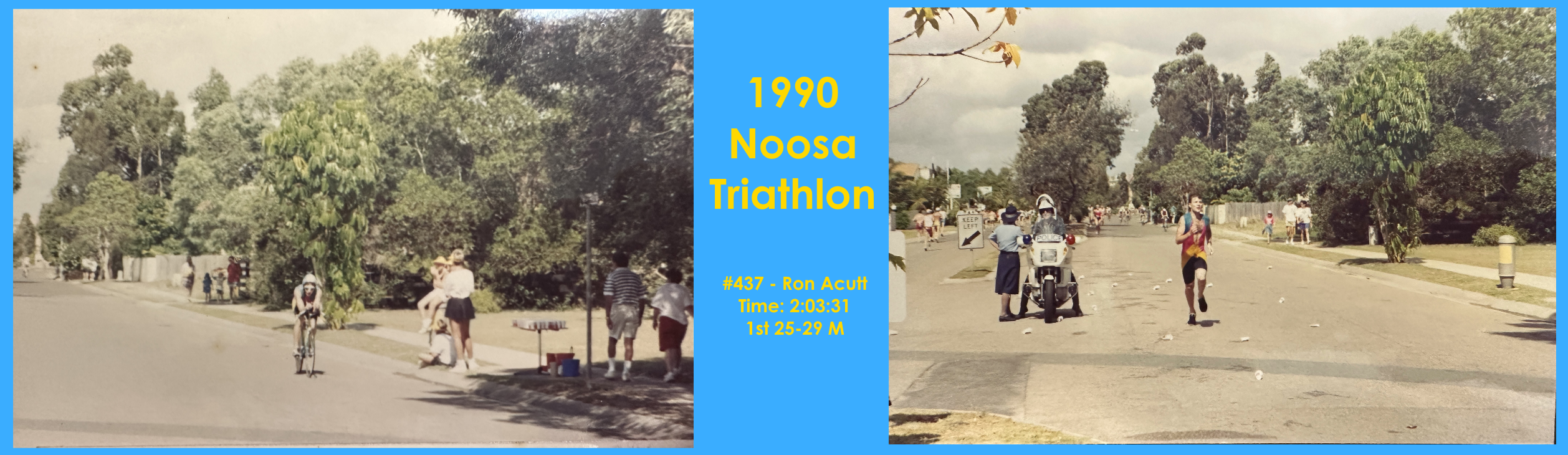 Ron Acutt - Noosa Triathlon 1990