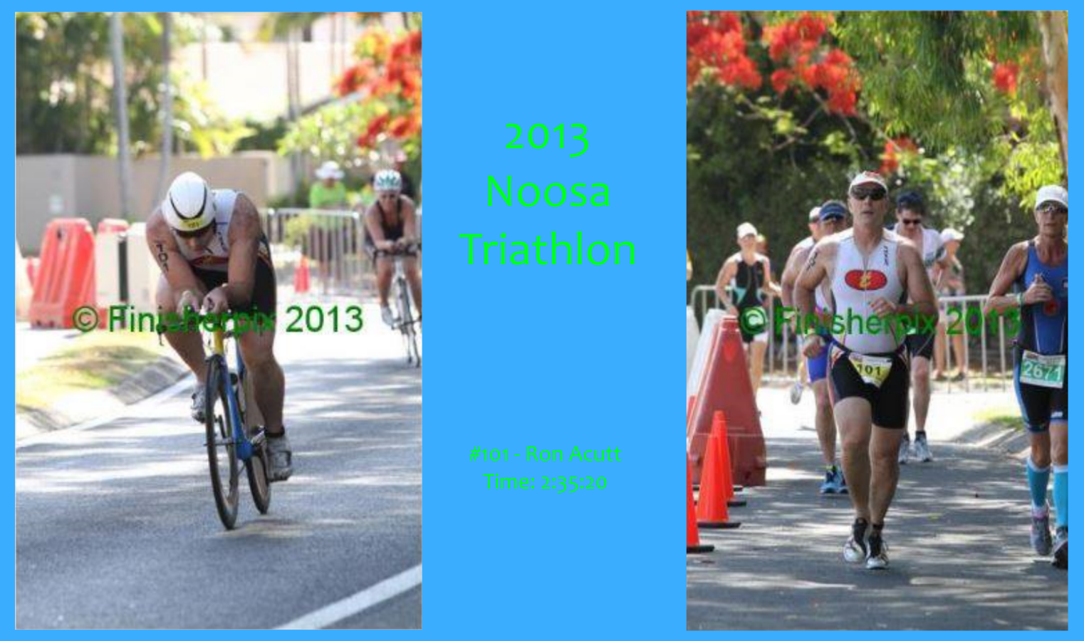 Ron Acutt - Noosa Triathlon 2013